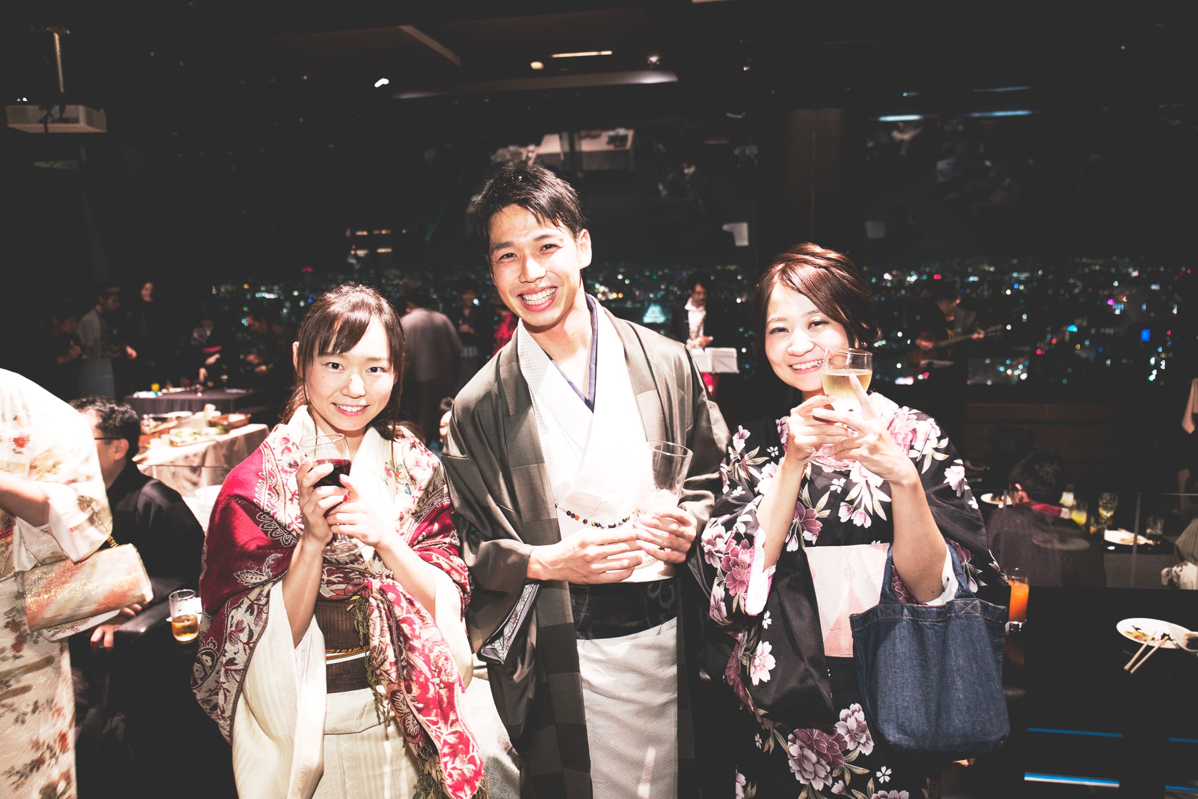 kimono party at lucent tower 2015