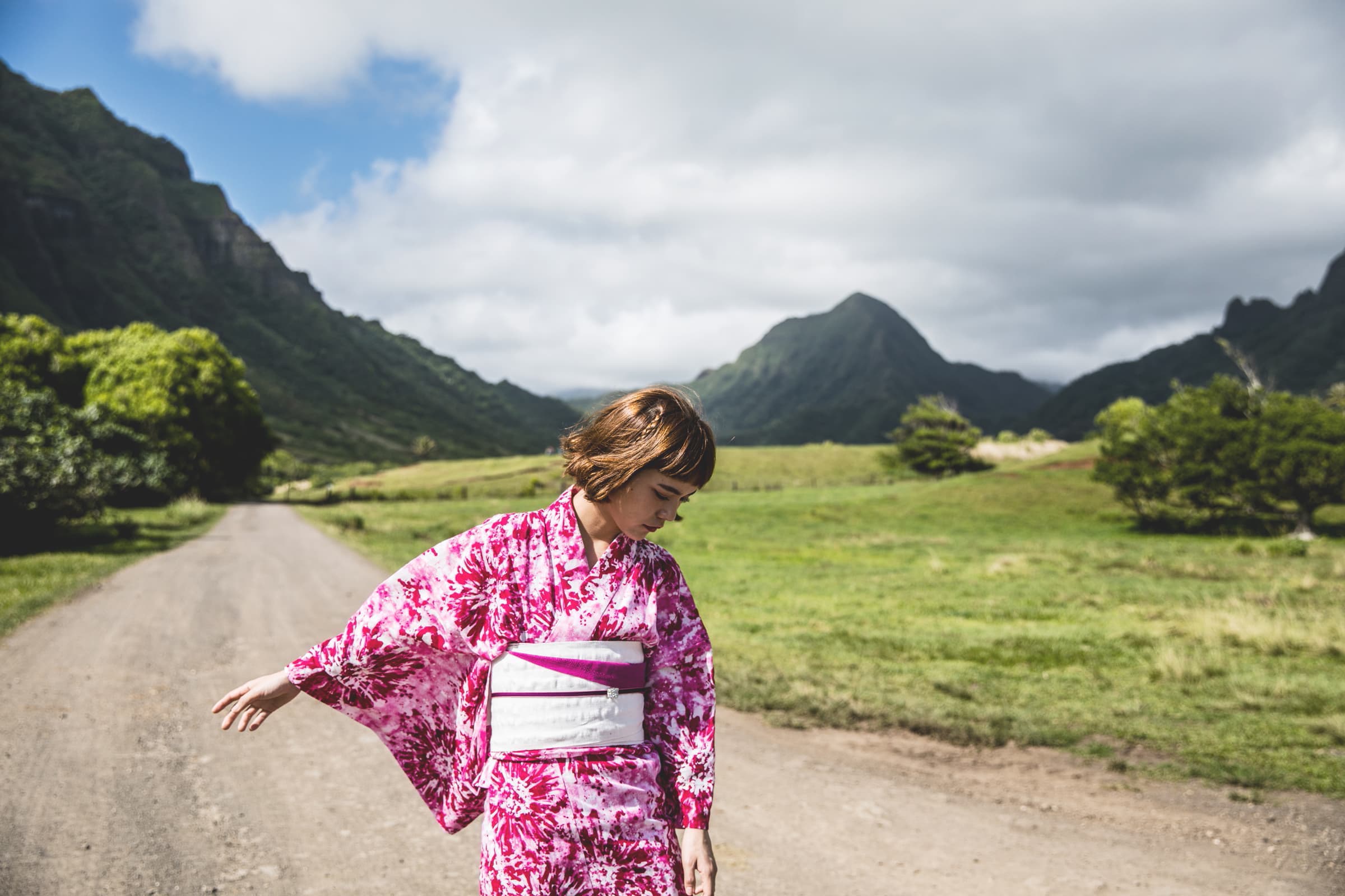 bokuranoyume Yukata Walk in Hawaii 2017