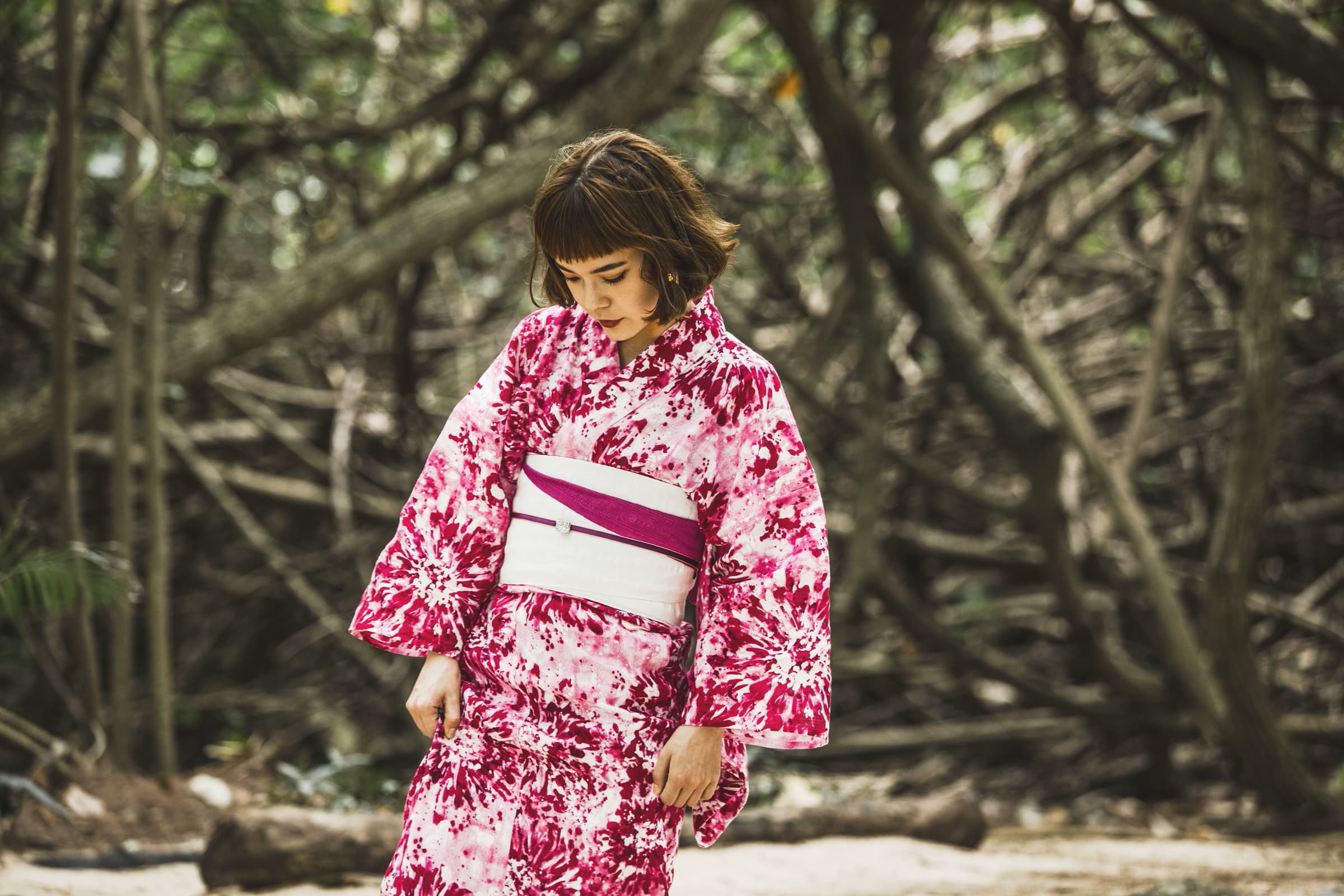 bokuranoyume Yukata Walk in Hawaii 2017