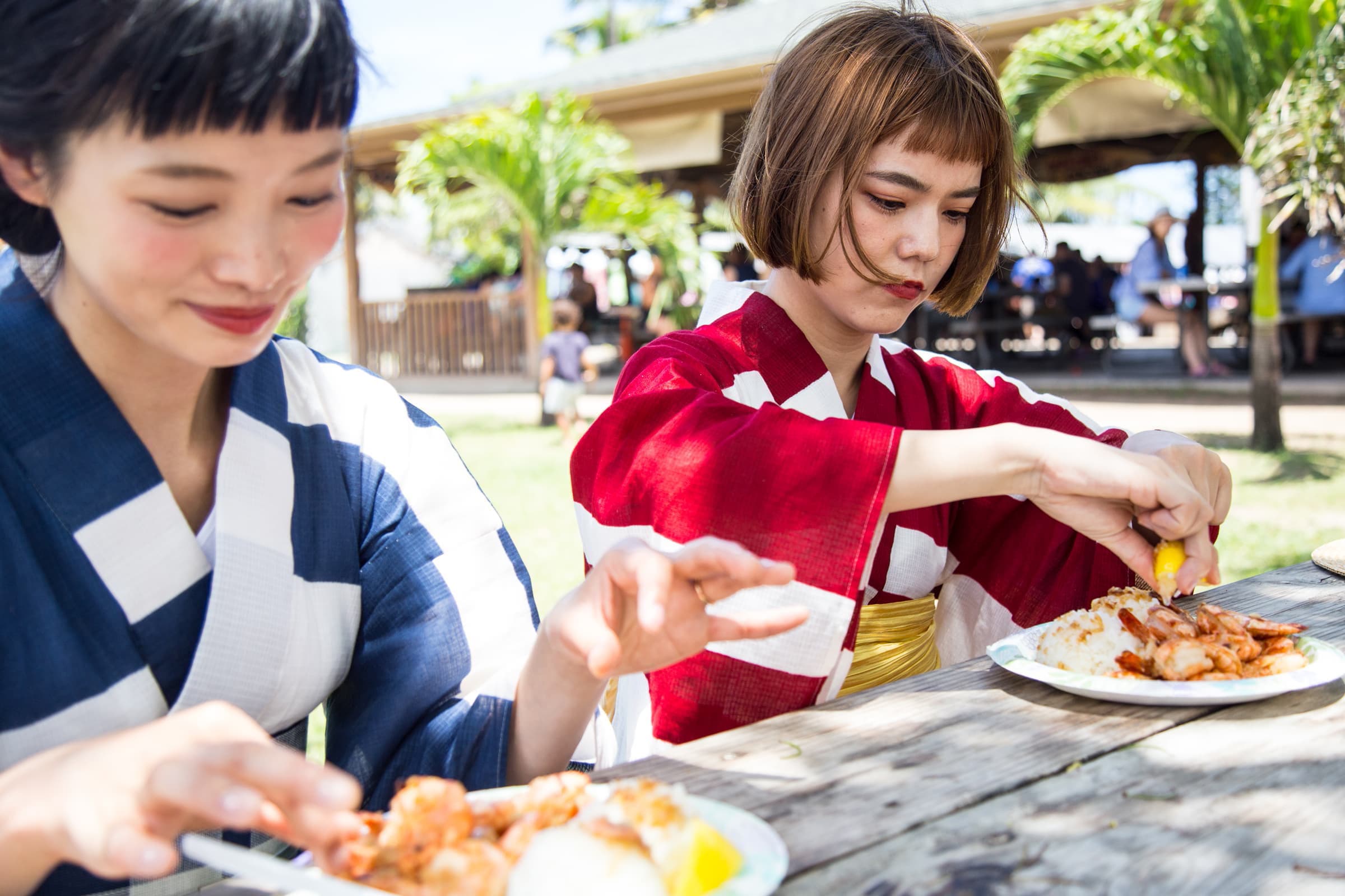 bokuranoyume Yukata Walk in Hawaii 2017