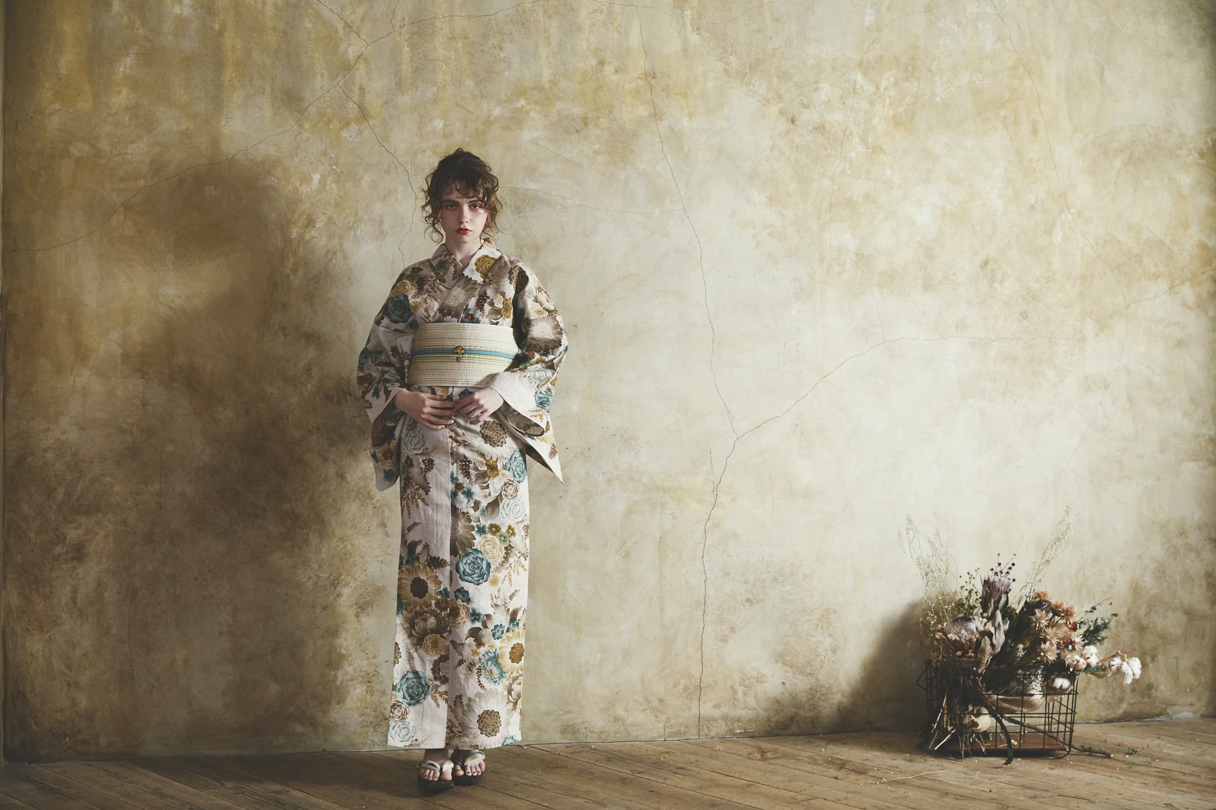 2018 yukata new product jasper green