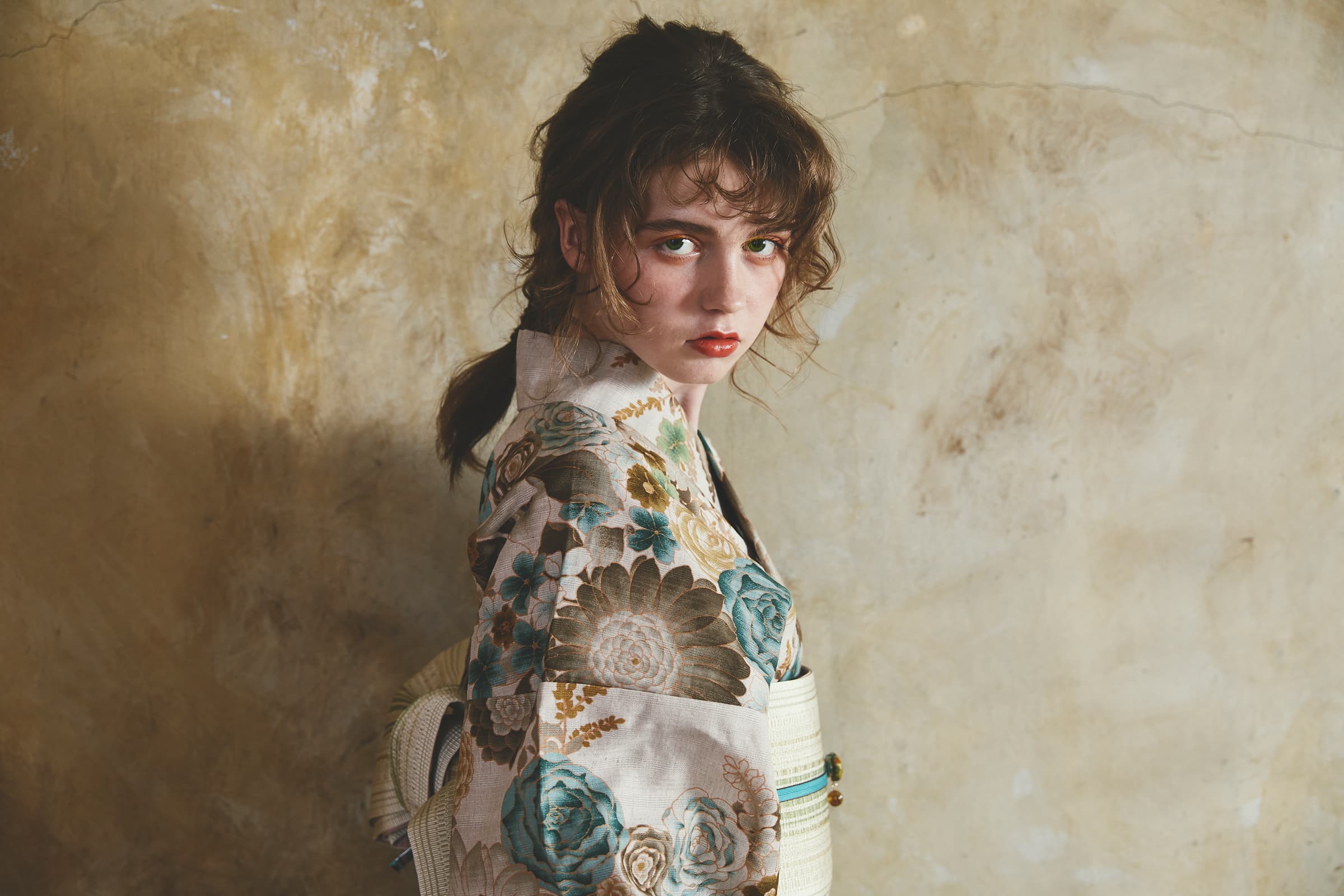 2018 yukata new product jasper green