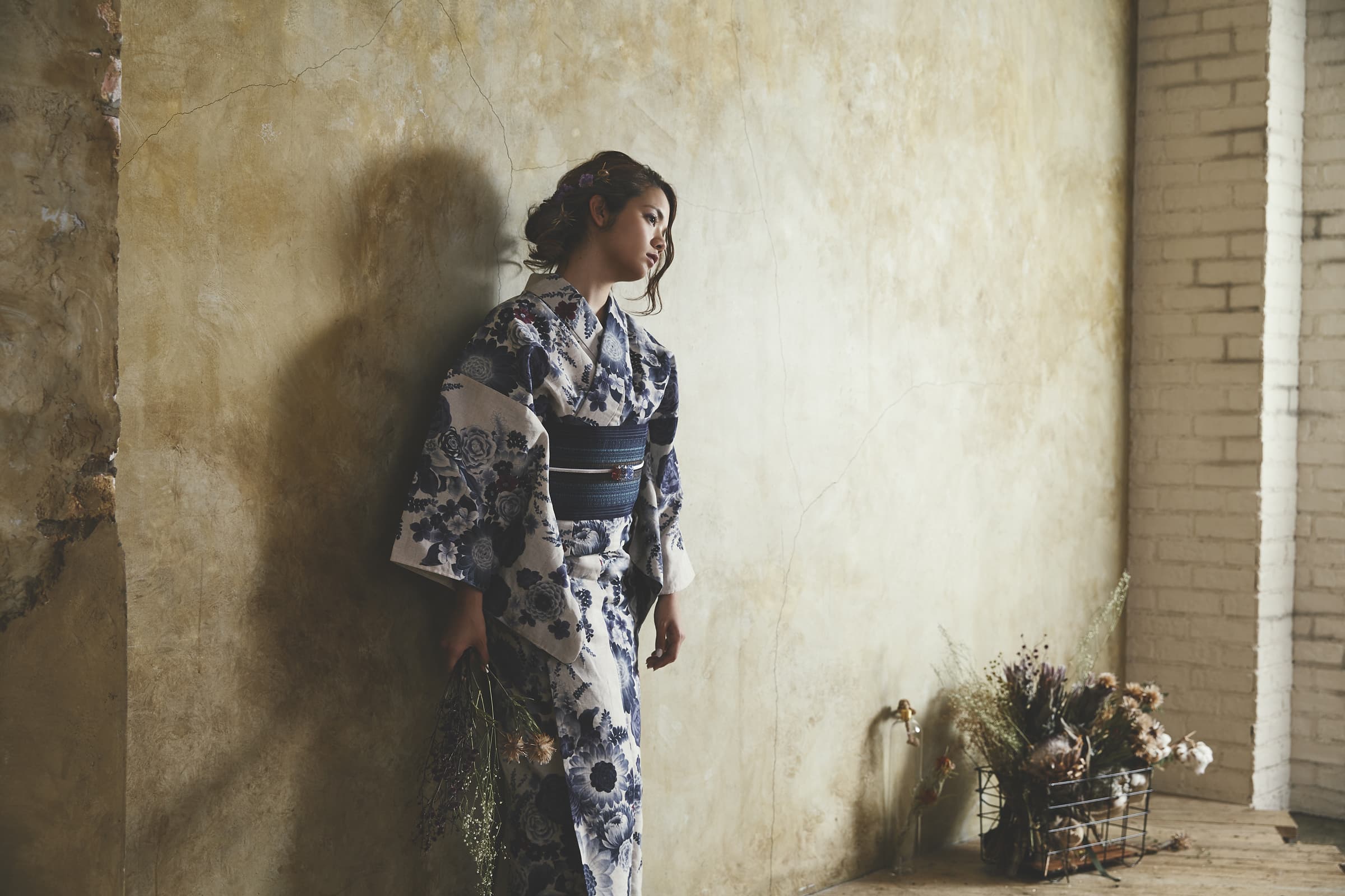 2018 yukata new product sky gray