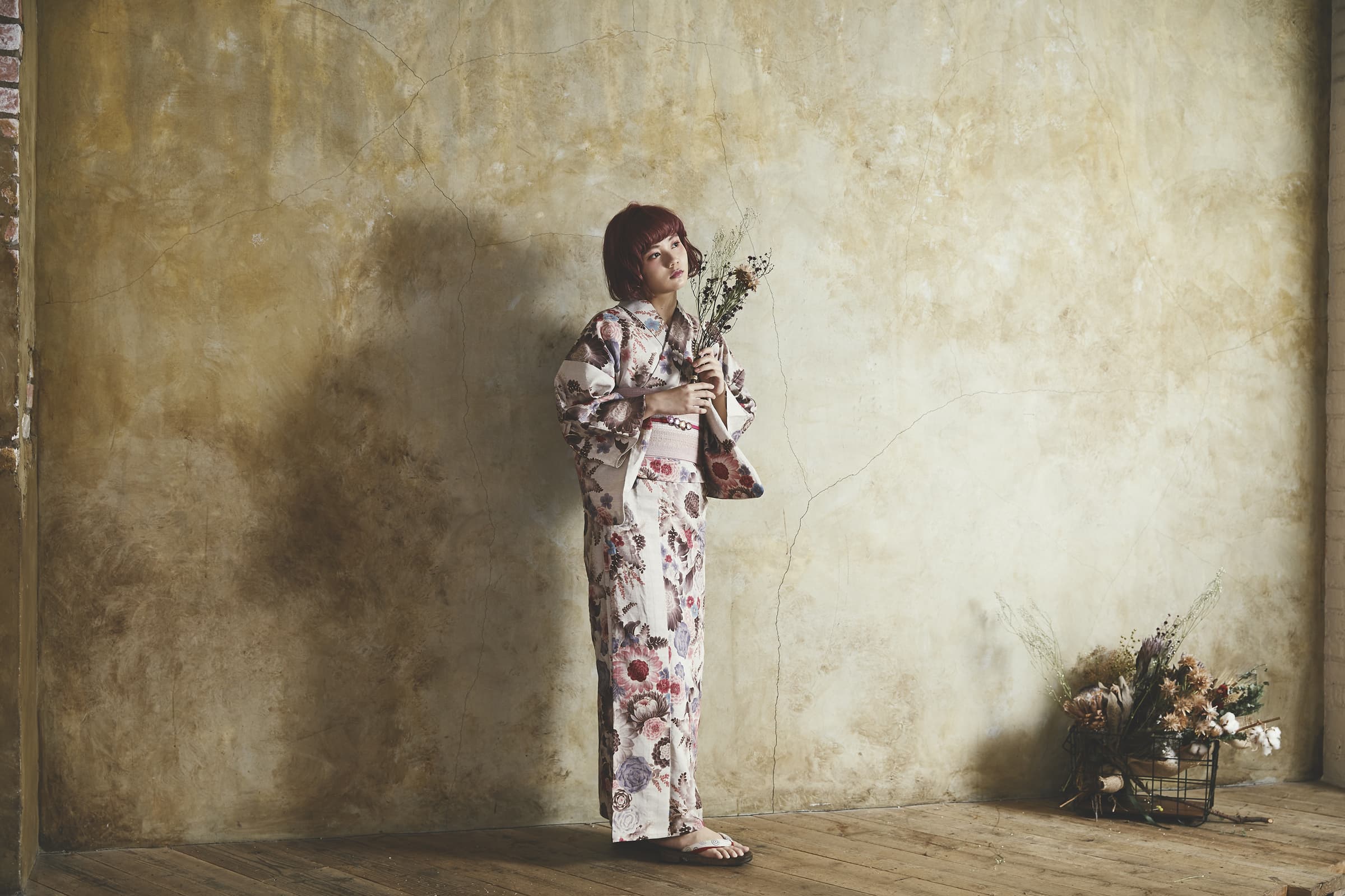 2018 yukata new product spanish rose